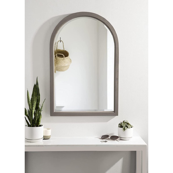 Latitude Run® Wood Framed Arch Mirror Wayfair.ca
